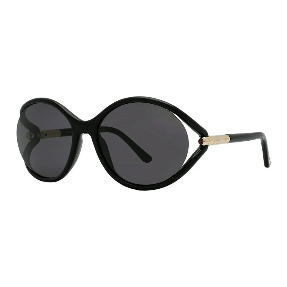NEW TOM FORD SUNGLASSES BLACK WOMEN GEOMETRIC EYEWEAR